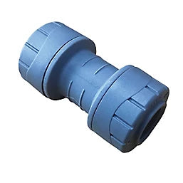 Polyplumb straight coupler 22mm