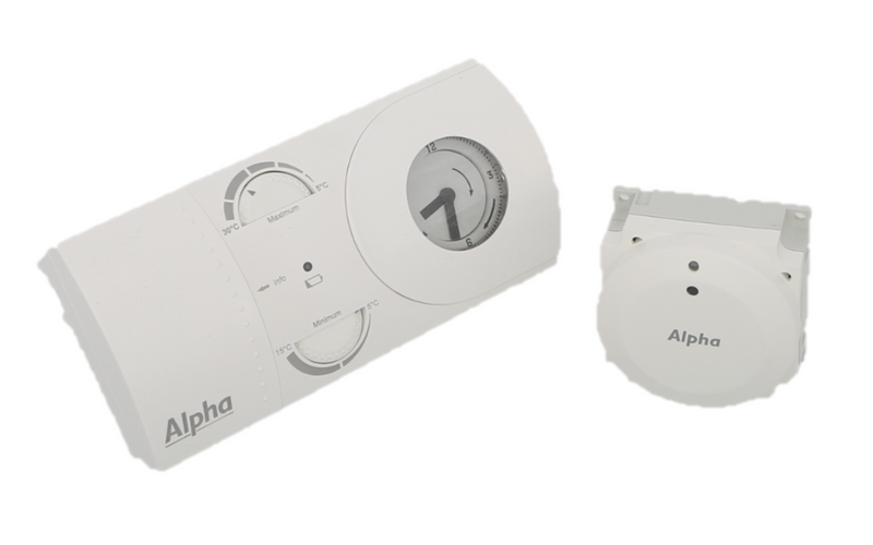 Alpha Easy-Stat 24 Hour Mechanical Easy Stat RF Thermostat - 6.1000240