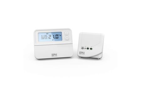 EPH Battery-Powered Wireless Programmable Thermostat COMBIPACK4