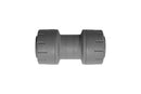 Polyplumb straight coupler grey 15mm