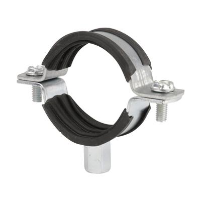 RUBBER LINED CLIP 108MM (107MM-112MM) GALVANISED STEEL