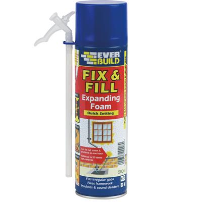 EVERBUILD FIX & FILL EXPANDING FOAM 500ML Item No. ANEBEF-500