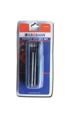 KB-HXFK0008 FOLDING HEX KEY SET - 1.5MM-8MM