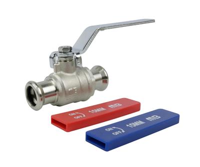 MB PRESSFIT WATER 15MM LEVER BALL VALVE WITH DUAL SLEEVES