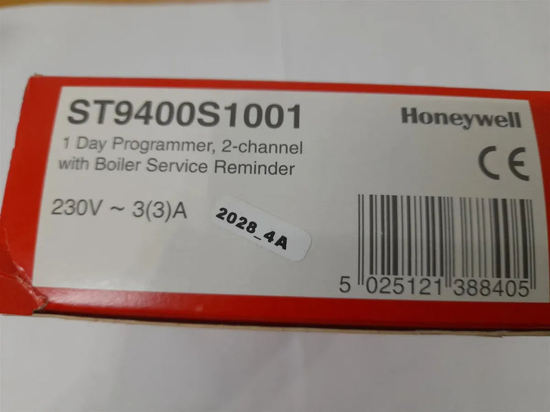 Honeywell ST9400S ST9400S1001 1 Day DigitalProgrammer, 2Channel Service reminder