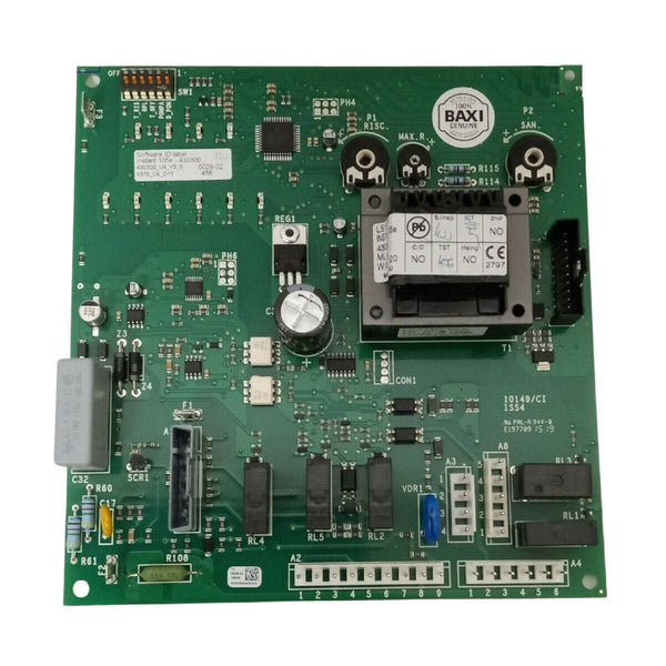 Baxi Instant 80E 105E 80HE 105HE Potterton Performa PCB 248731 (Green)