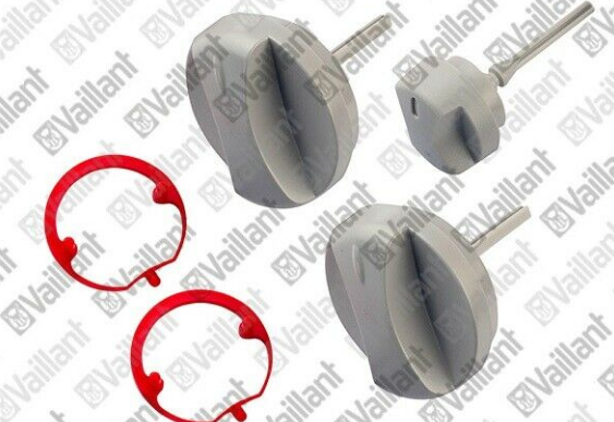 VAILLANT ECOTEC PLUS & PRO SET OF 3 CONTROL KNOBS  0020074963 (BRAND NEW)