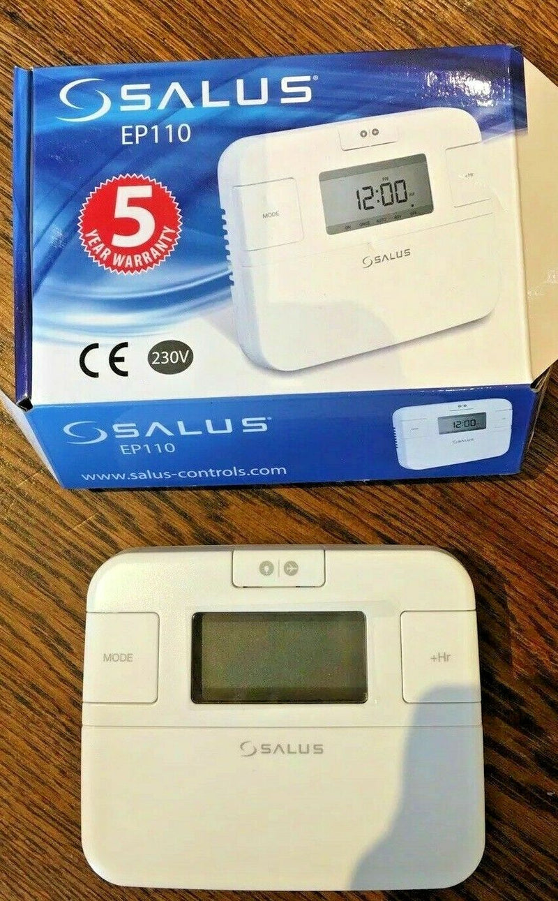 Salus EP110 Single Channel Digital Programmer Thermostat Replacement for EP101