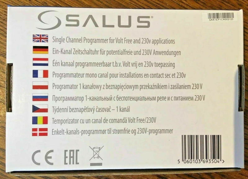 Salus EP110 Single Channel Digital Programmer Thermostat Replacement for EP101