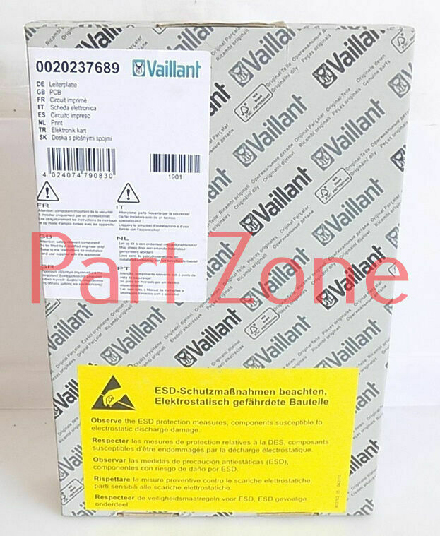 VAILLANT ECOTEC PLUS 412 415 418 424 430 OV PCB 0020237689 (BRAND NEW)