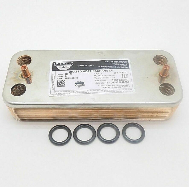 Glowworm Compact 75E 80E Boiler DHW Hot Water Plate Heat Exchanger S801194