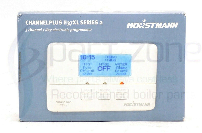 Horstmann ChannelPlus H37XL Series 2 3 Channel 7 Day Electronic Programmer