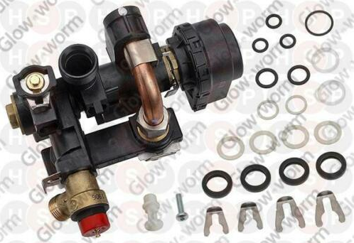 GLOWWORM 24CI 30CI 35CI BOILER DIVERTER VALVE WITH ACTUATOR MOTOR 2000802483 (BRAND NEW)