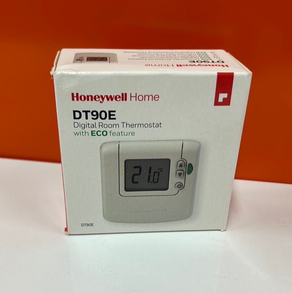 HONEYWELL HOME DT90E 1-CHANNEL WIRED DIGITAL ROOM THERMOSTAT + ECO (4136