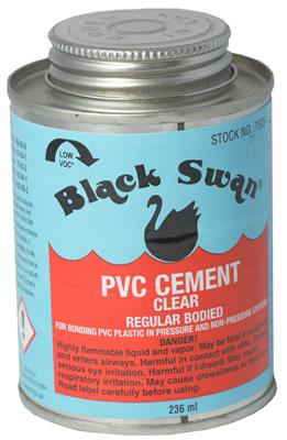 BLACK SWAN WASTE SOLVENT WELD CEMENT 236ML